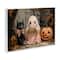 Stupell Industries; Stupell Industries 19" x 13" Cute Halloween Boo Portrait Wall Plaque Art; Category:Halloween Wall Decor; Image:4